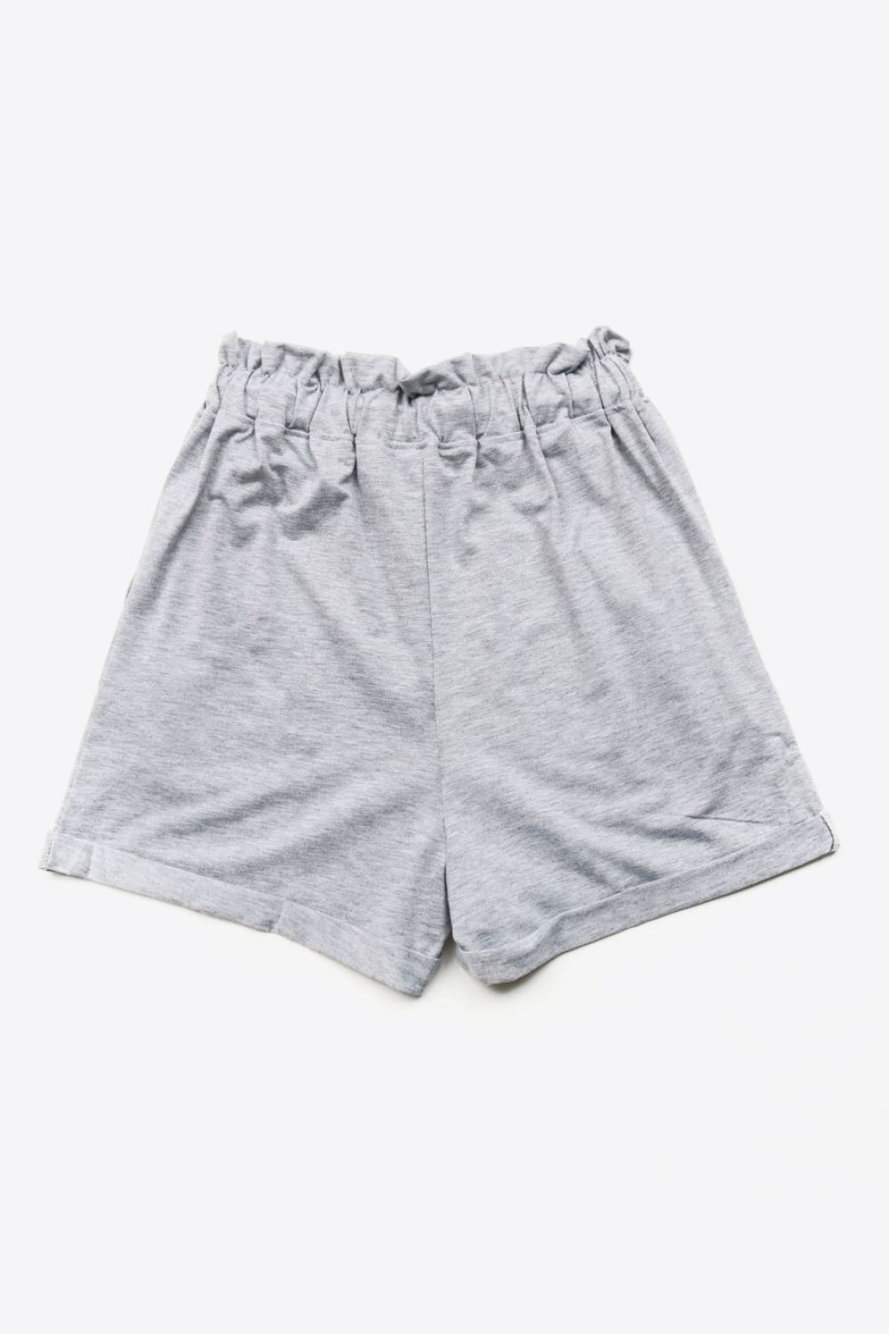 Perfee Buttoned Drawstring Waist Cuffed Shorts