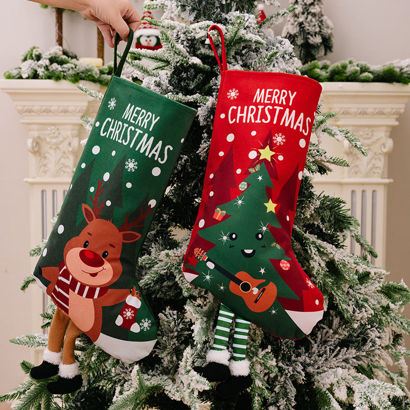 Printed Christmas Stocking Hanging Widget