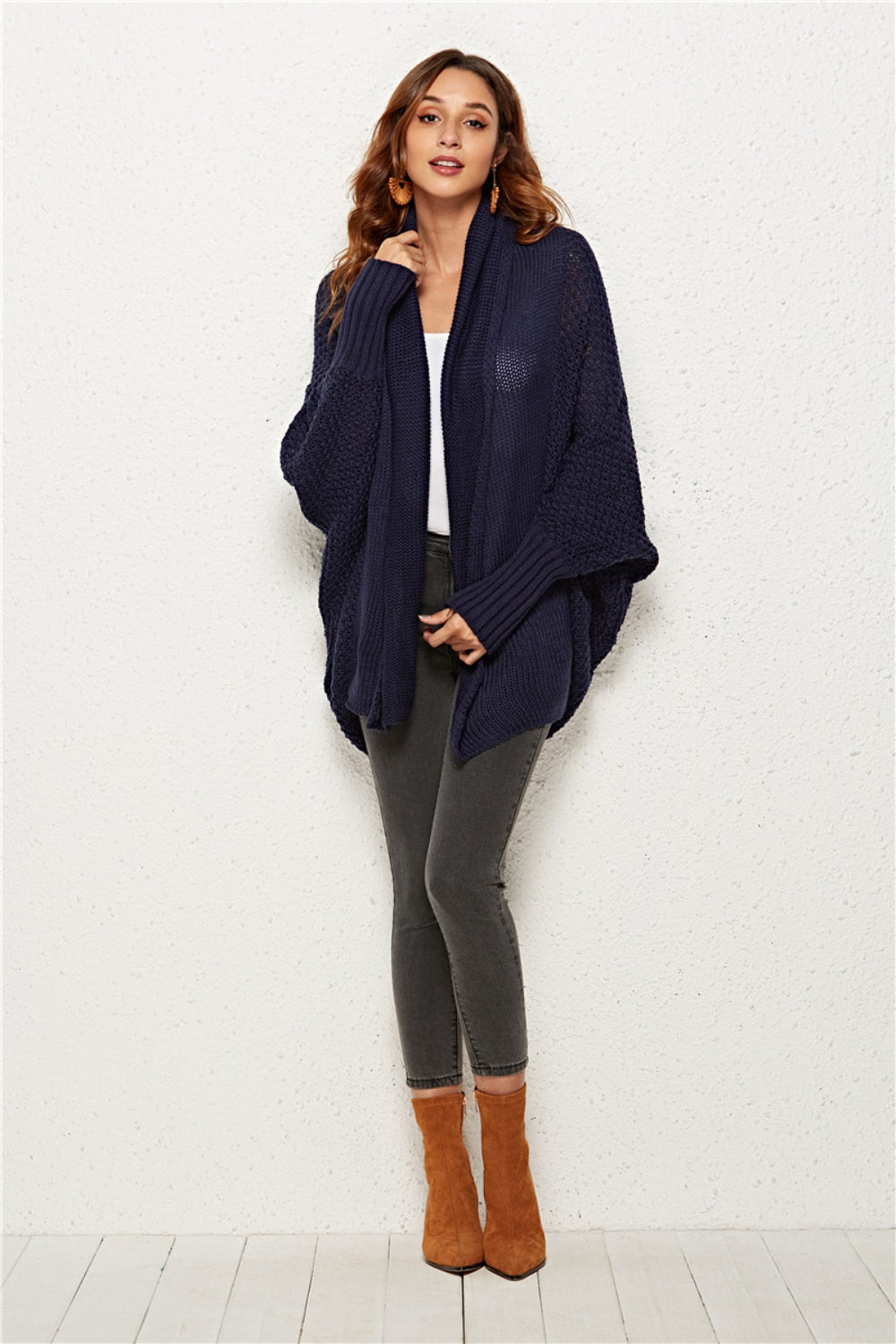 Angel Wings Open Front Batwing Sleeve Cardigan