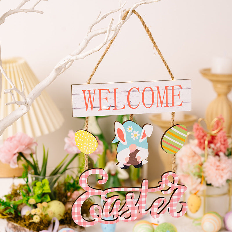 Easter Wooden Hanging Widget